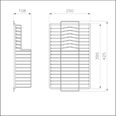 additioanl image for  Foster Stainless Steel Plate Rack 