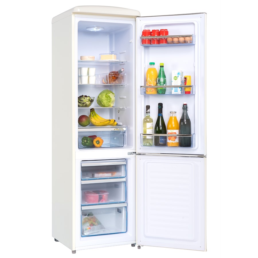 additioanl image for  FrigeluX Fridge Freezer Cream 183x53 cm 