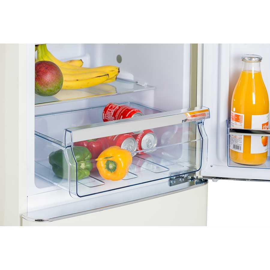 additioanl image for  FrigeluX Fridge Freezer Cream 183x53 cm 