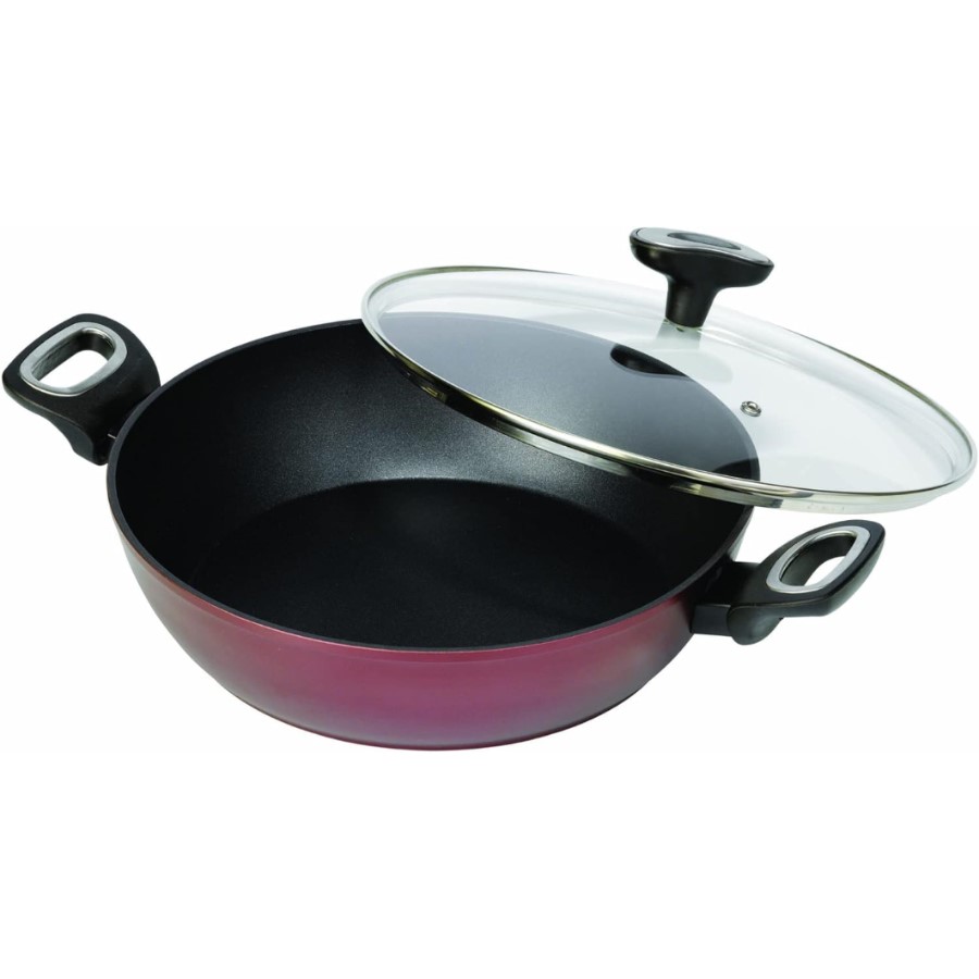 additioanl image for  Jata Aluminium Deep Fry Pan  28 cm 