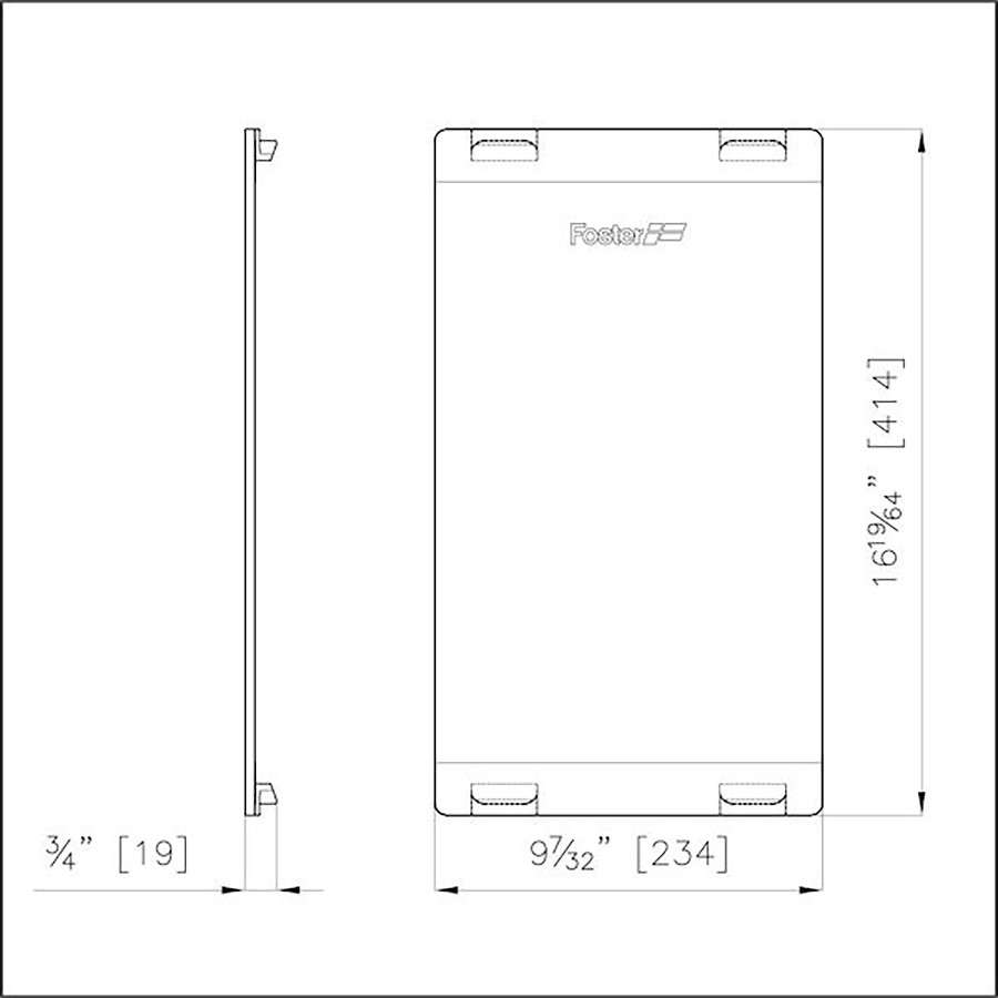 additioanl image for  Foster Glass Cutting Board Glass 23x41cm 