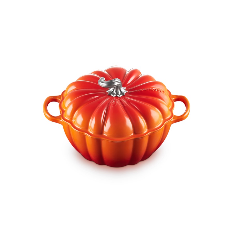 additioanl image for  Le Creuset Cast Iron Pumpkin Flame 24 cm 
