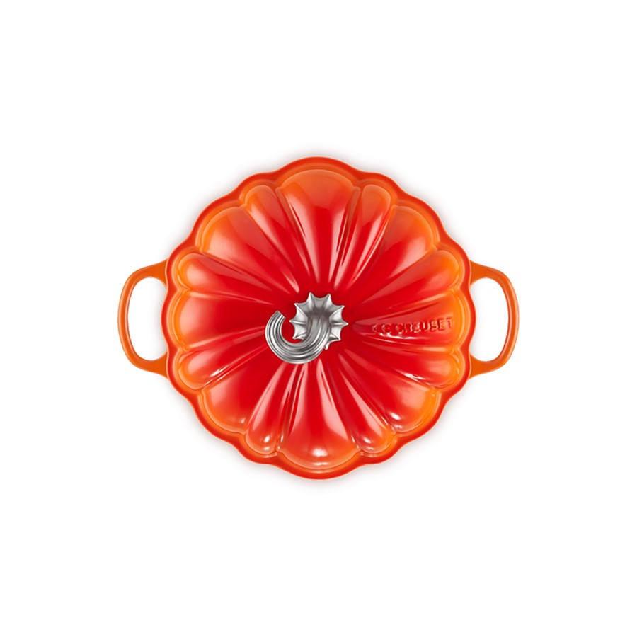 additioanl image for  Le Creuset Cast Iron Pumpkin Flame 24 cm 
