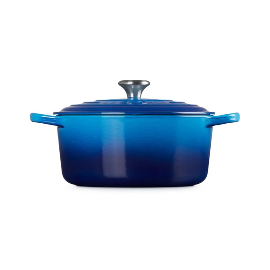 additioanl image for  Le Creuset Round Cass. Azure Blue 22 cm 