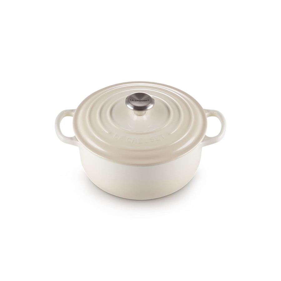 additioanl image for  Le Creuset Round Casserole Meringue 22cm 