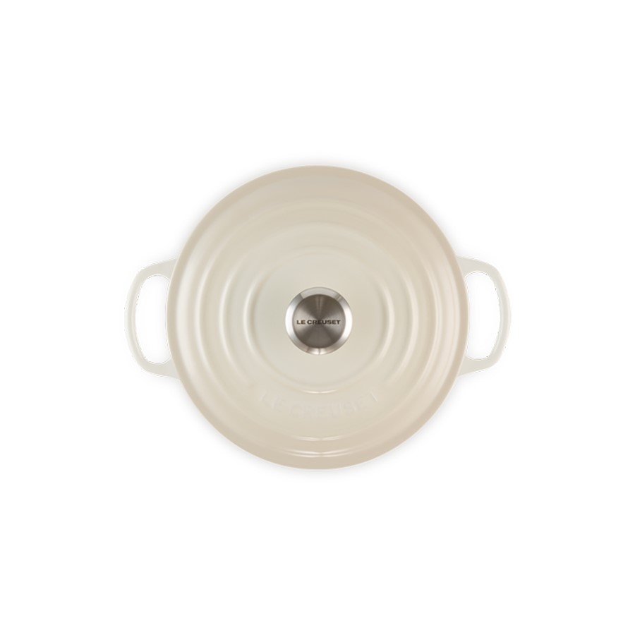additioanl image for  Le Creuset Round Casserole Meringue 22cm 