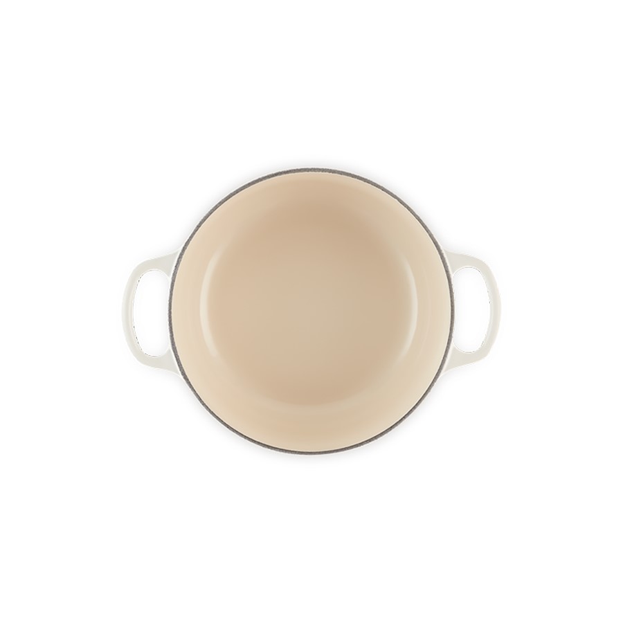 additioanl image for  Le Creuset Round Casserole Meringue 22cm 