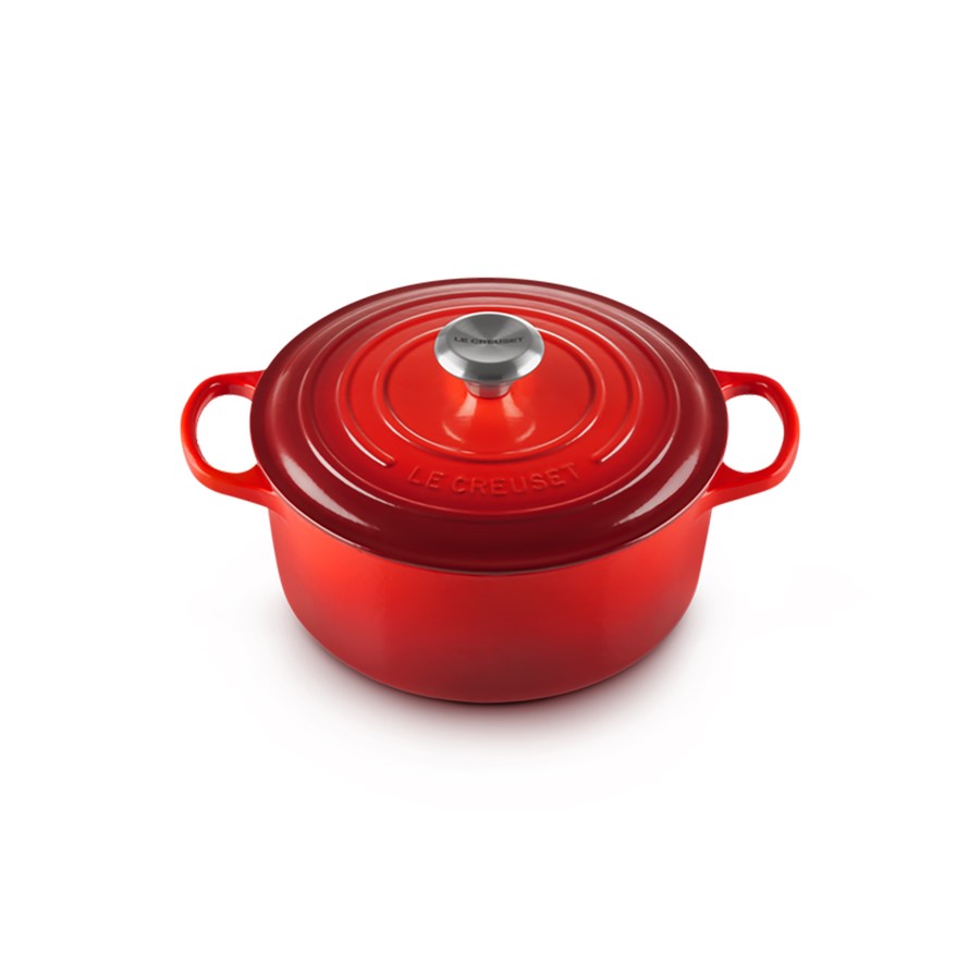 additioanl image for  Le Creuset Round Casserole Cerise 24 cm 