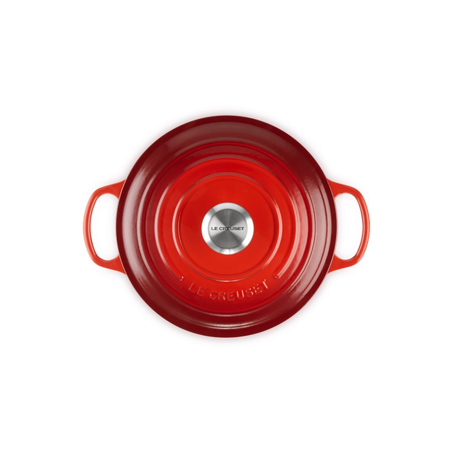 additioanl image for  Le Creuset Round Casserole Cerise 24 cm 