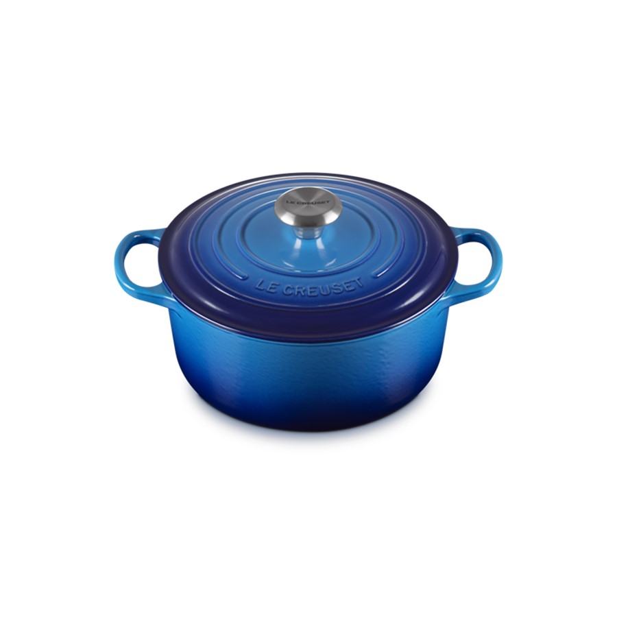 additioanl image for  Le Creuset Rd Casserole Azure Blue 24 cm 