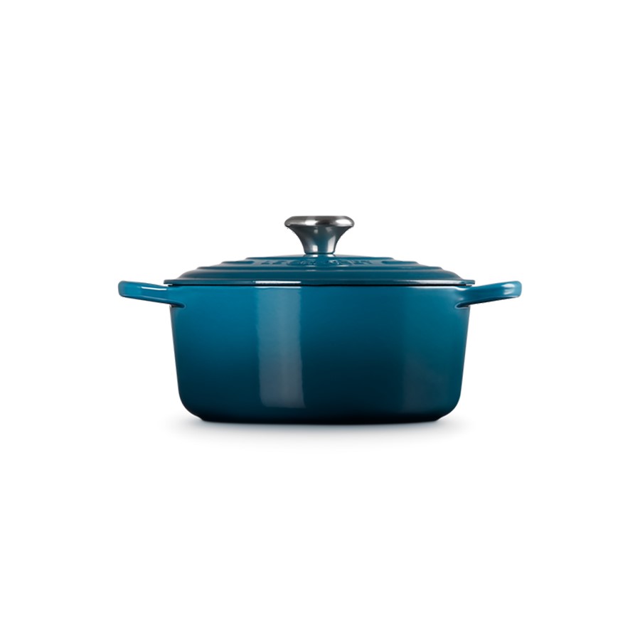 additioanl image for  Le Creuset Rd. Casserole Deep Teal 24 cm 