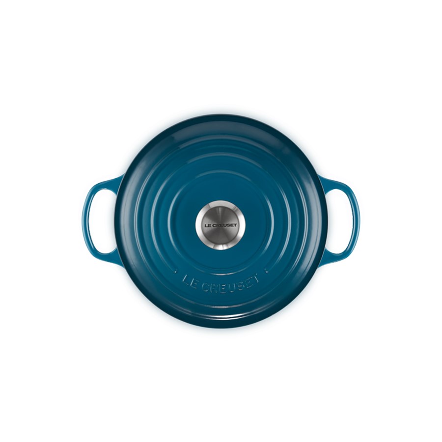 additioanl image for  Le Creuset Rd. Casserole Deep Teal 24 cm 
