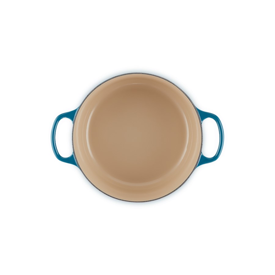 additioanl image for  Le Creuset Rd. Casserole Deep Teal 24 cm 