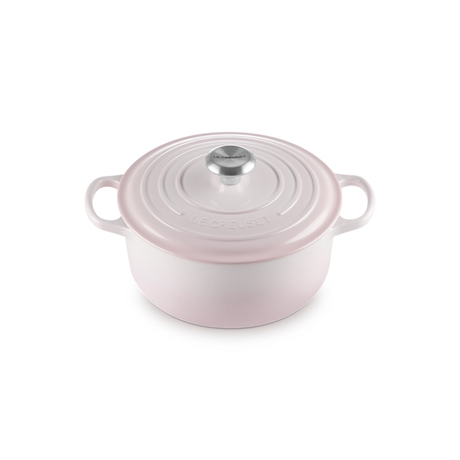additioanl image for  Le Creuset Rd Casserole Shell Pink 24 cm 