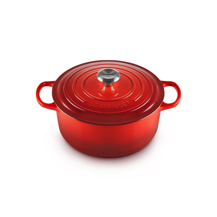 additioanl image for  Le Creuset Round Casserole Cerise 26 cm 