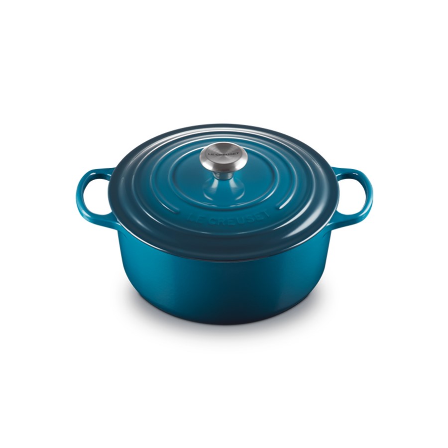 additioanl image for  Le Creuset Rd. Casserole Deep Teal 26 cm 