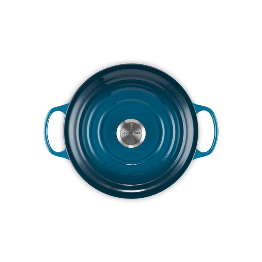 additioanl image for  Le Creuset Rd. Casserole Deep Teal 26 cm 