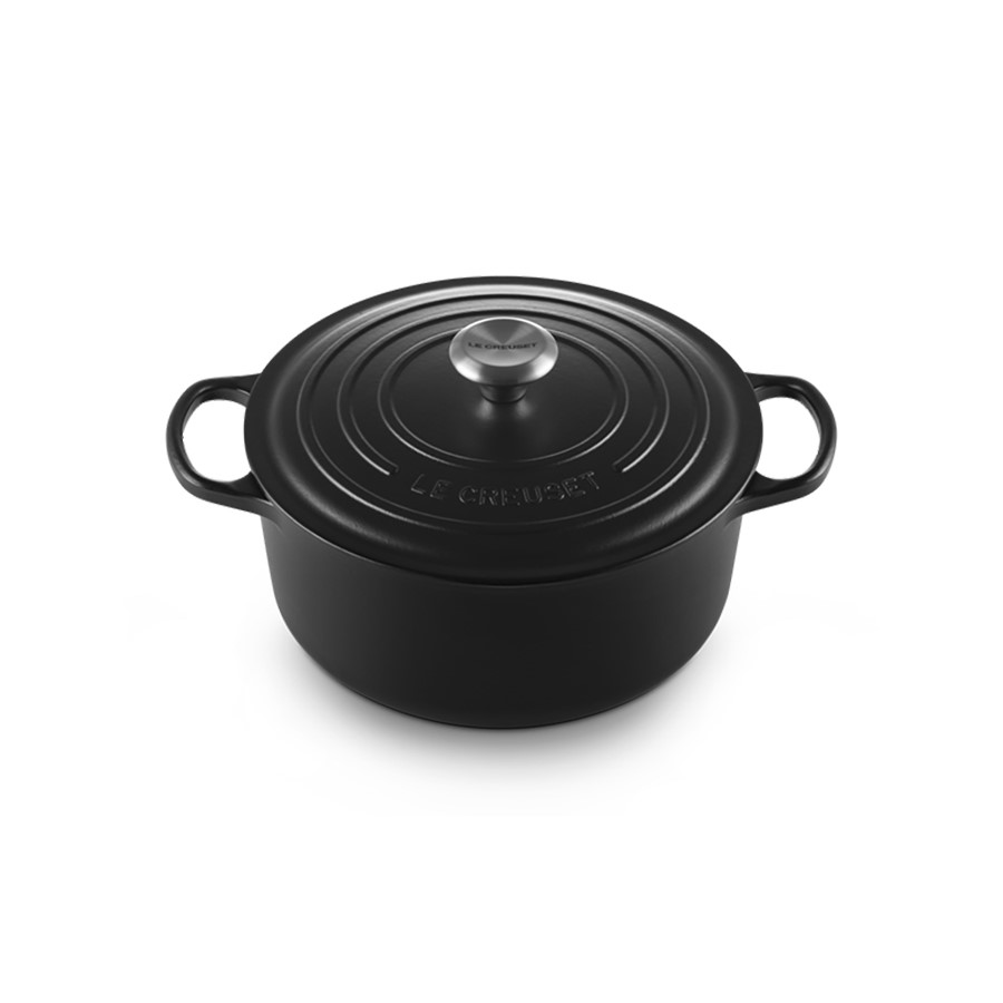 additioanl image for  Le Creuset Rd Casserole Satin Black 26cm 