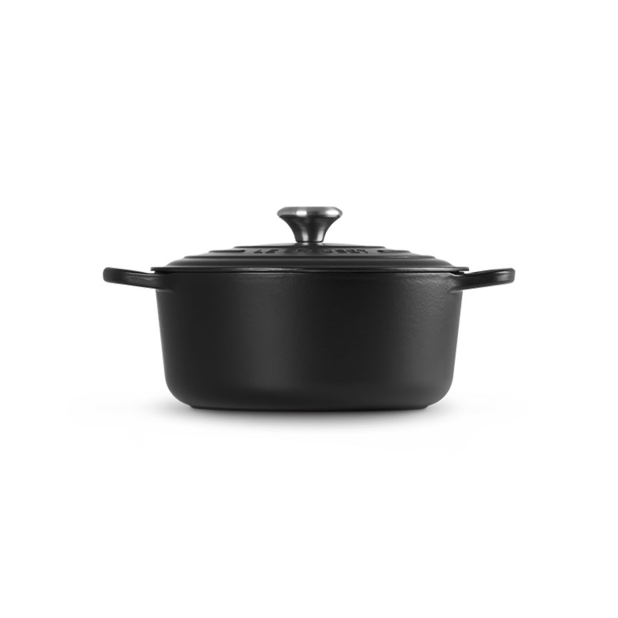 additioanl image for  Le Creuset Rd Casserole Satin Black 26cm 