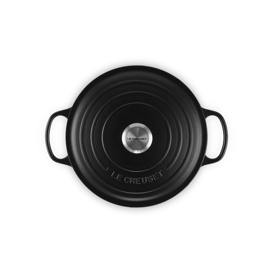 additioanl image for  Le Creuset Rd Casserole Satin Black 26cm 