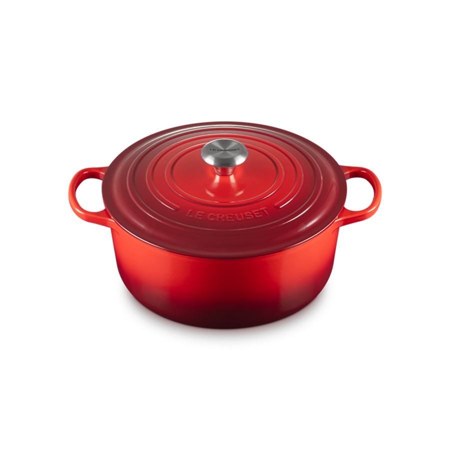 additioanl image for  Le Creuset Round Casserole Cerise 28 cm 