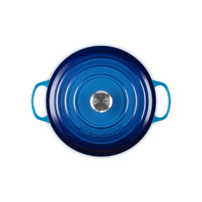 additioanl image for  Le Creuset Rd. Casserole Azu. Blue 28 cm 