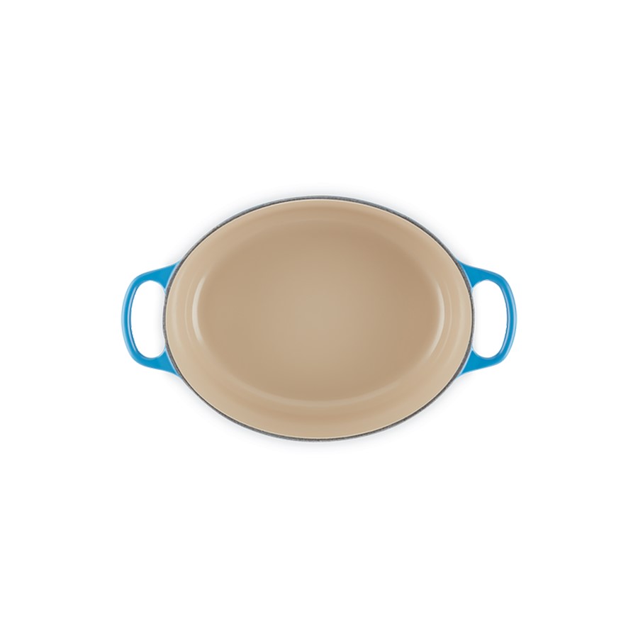 additioanl image for  Le Creuset Oval Cass. Azure Blue 27 cm 