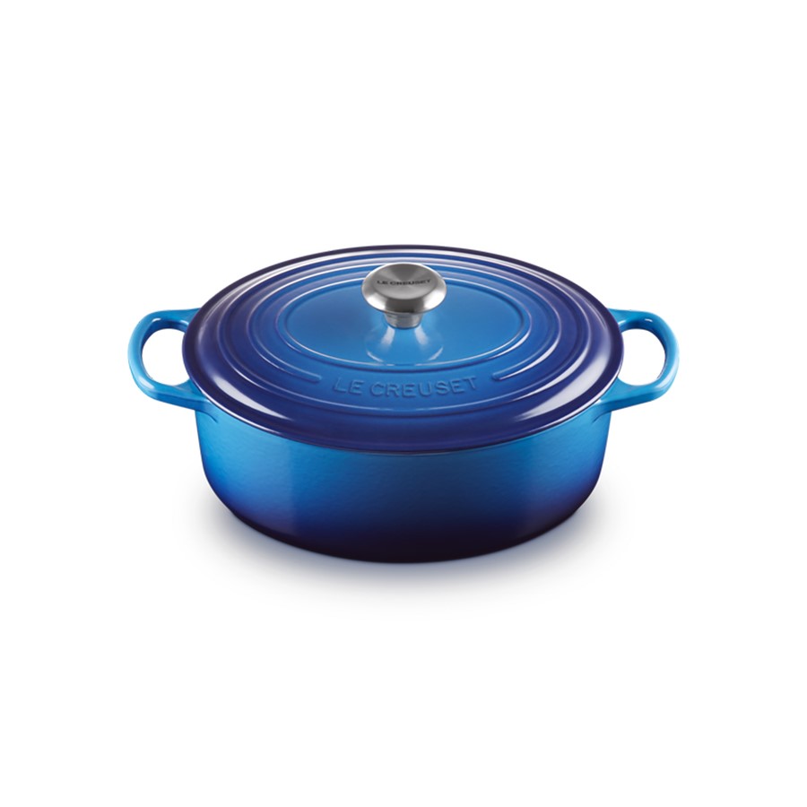 additioanl image for  Le Creuset Oval Casserole Az. Blue 29 cm 