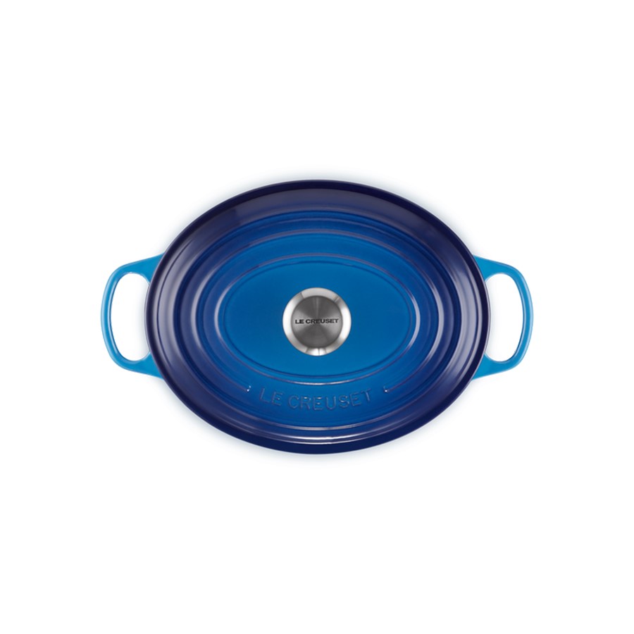 additioanl image for  Le Creuset Oval Casserole Az. Blue 29 cm 