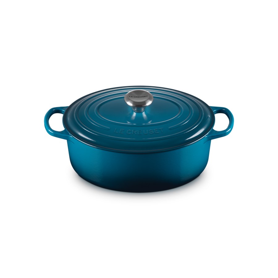 additioanl image for  Le Creuset Oval Casserole Deep Teal 29cm 
