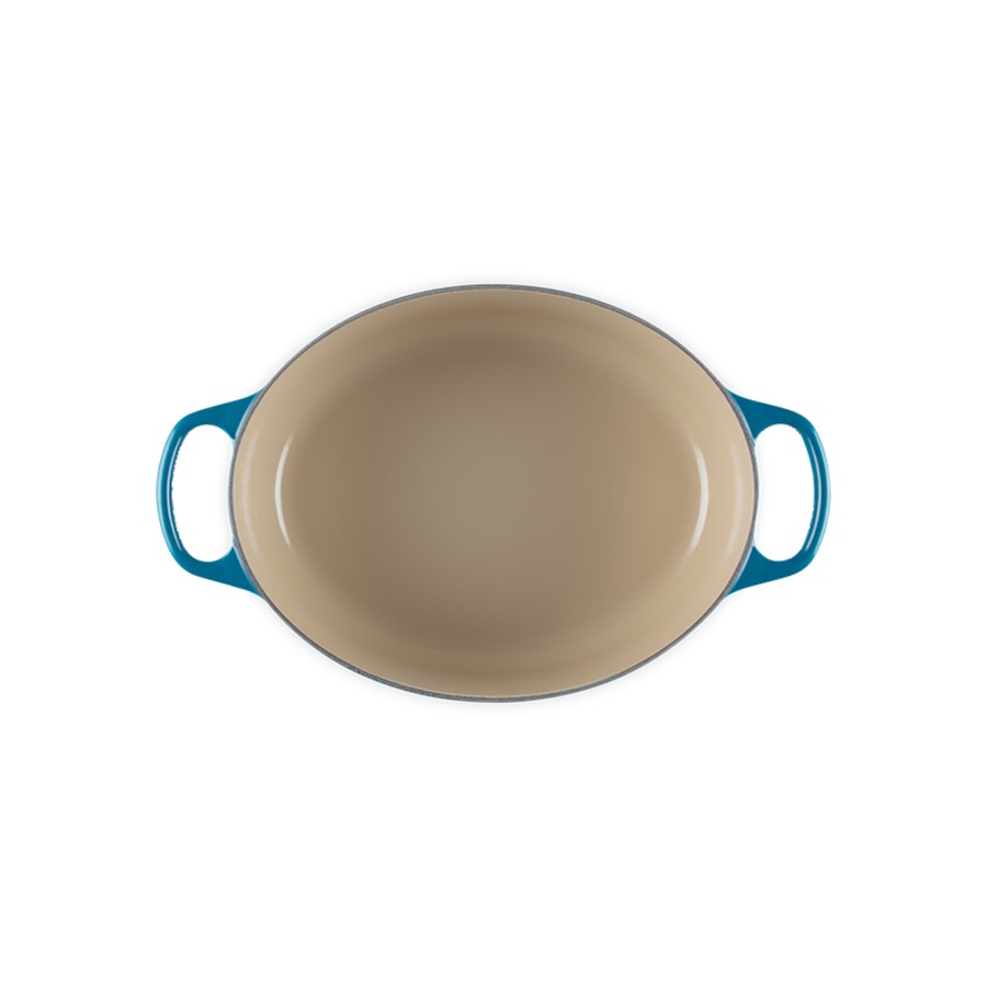 additioanl image for  Le Creuset Oval Casserole Deep Teal 29cm 