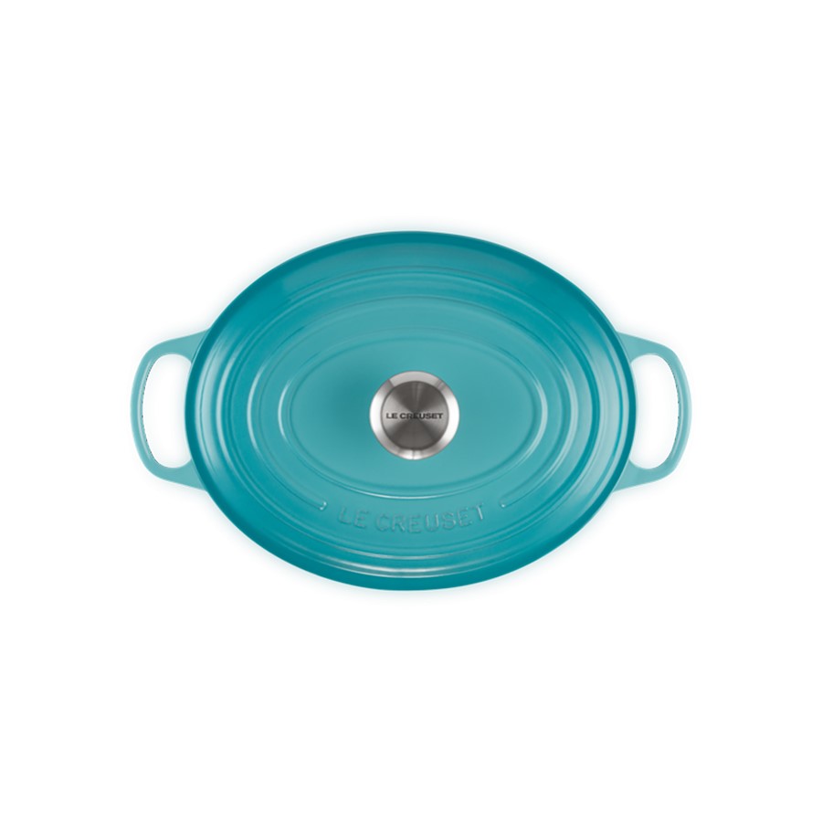 additioanl image for  Le Creuset Oval Casserole Teal 29 cm 