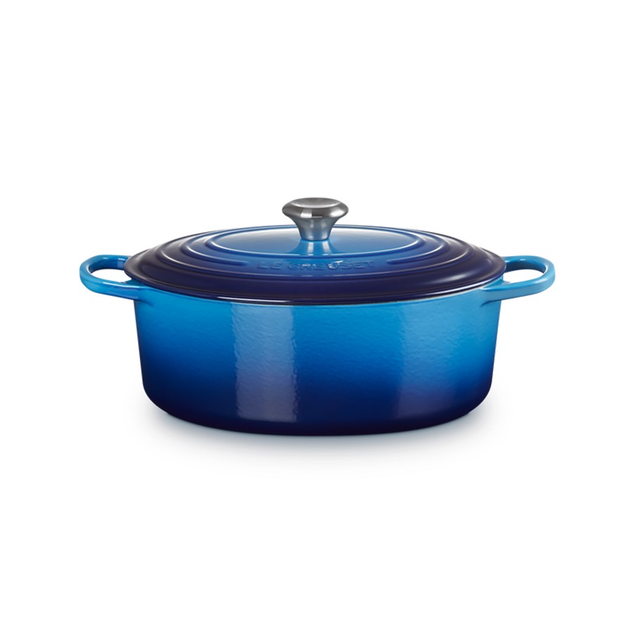 additioanl image for  Le Creuset Oval Casserole Az. Blue 31 cm 