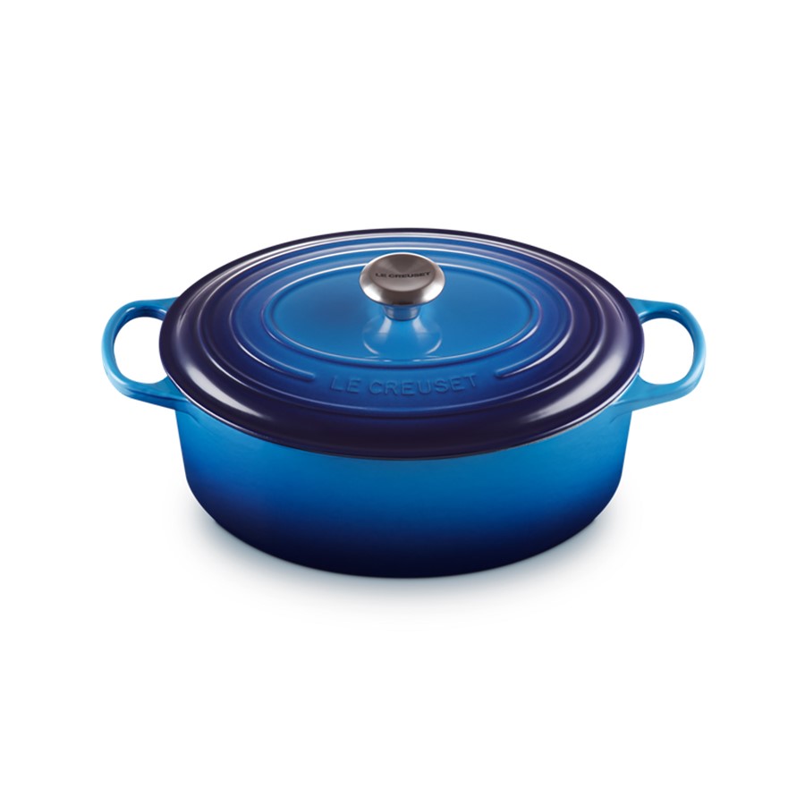 additioanl image for  Le Creuset Oval Casserole Az. Blue 31 cm 