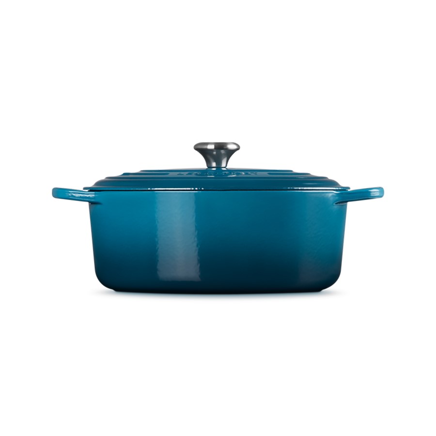additioanl image for  Le Creuset Oval Casserole Deep Teal 31cm 