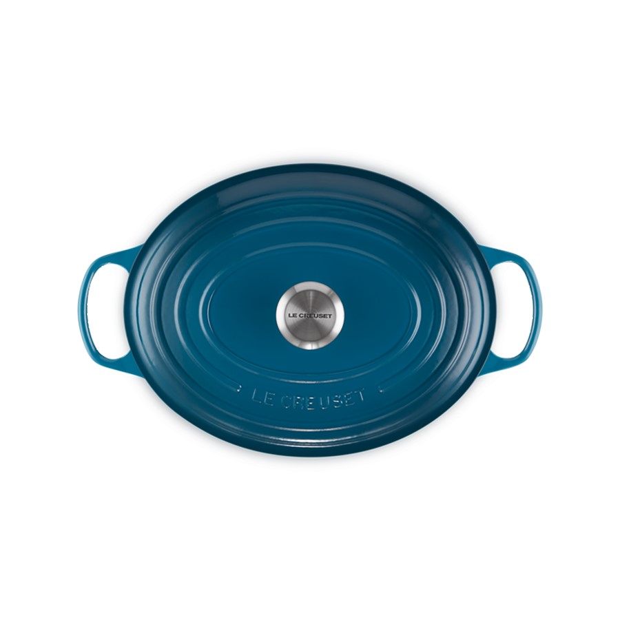 additioanl image for  Le Creuset Oval Casserole Deep Teal 31cm 