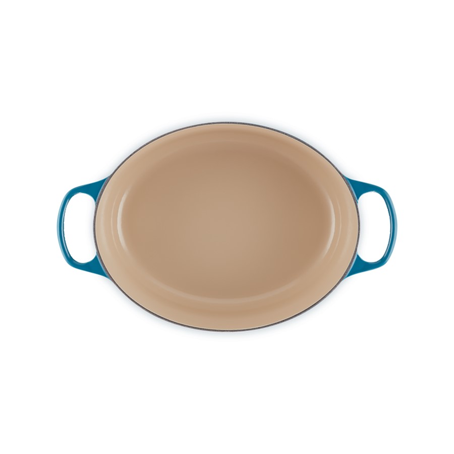 additioanl image for  Le Creuset Oval Casserole Deep Teal 31cm 