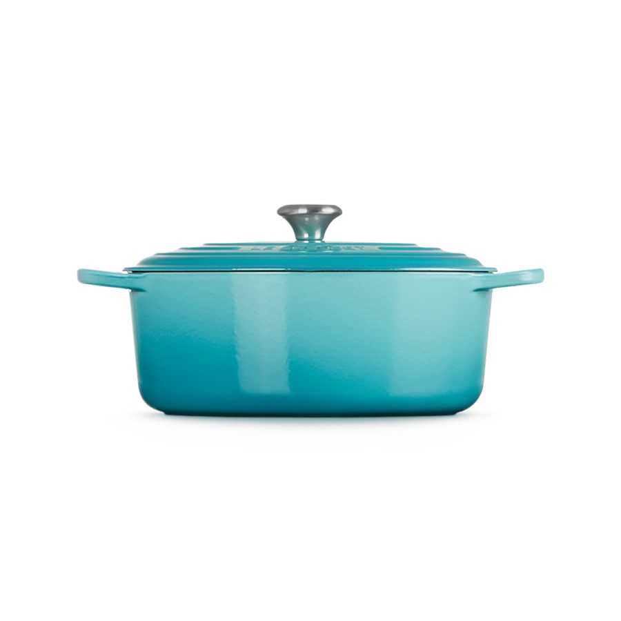 additioanl image for  Le Creuset Oval Casserole Teal 31 cm 