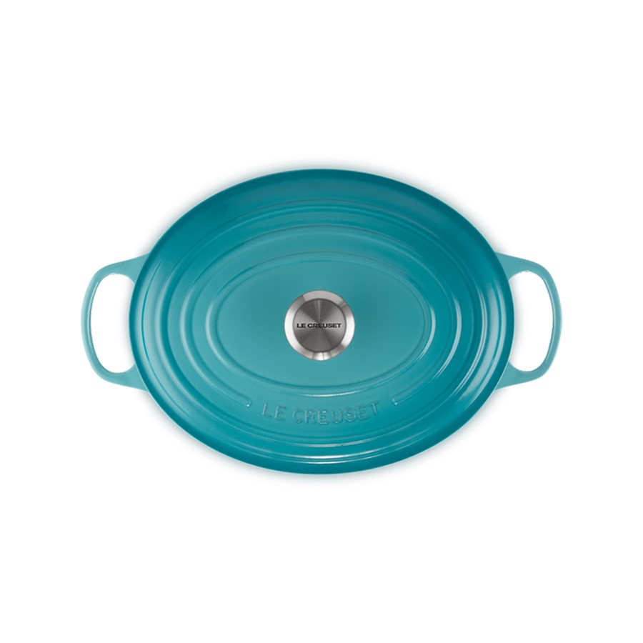 additioanl image for  Le Creuset Oval Casserole Teal 31 cm 