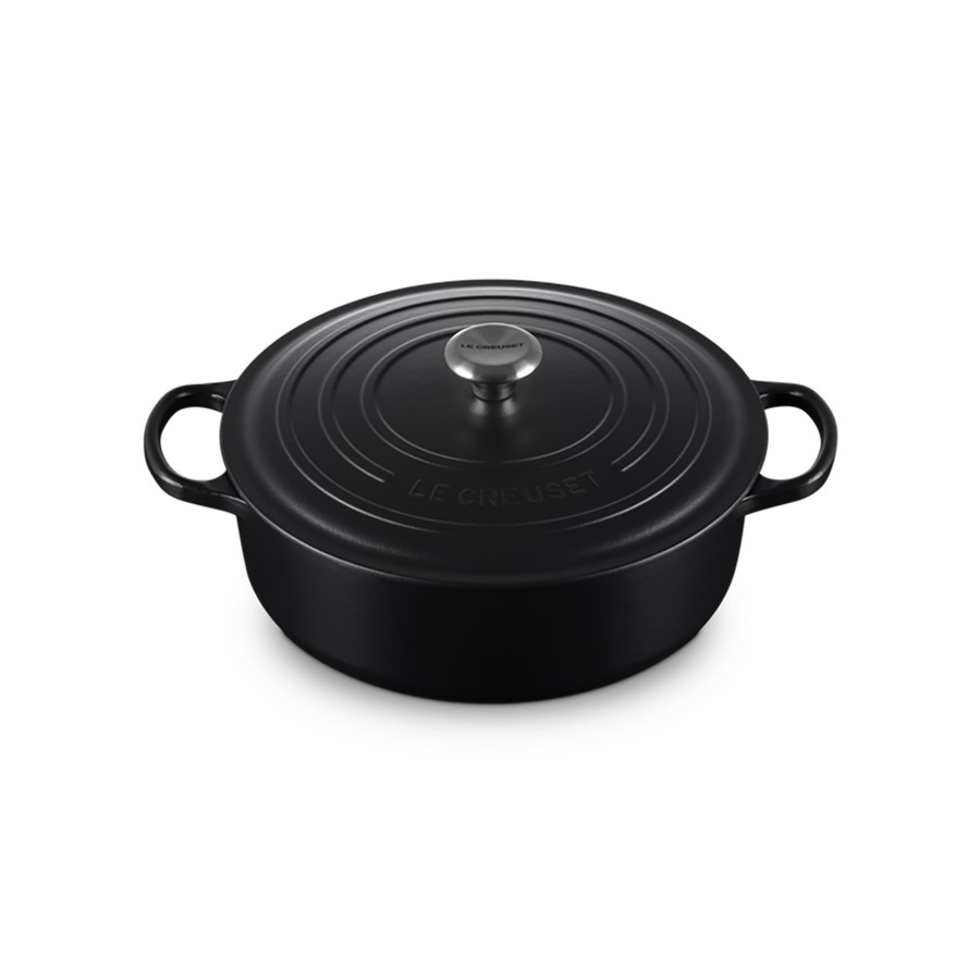 additioanl image for  Le Creuset Risotto Pot Satin Black 30 cm 