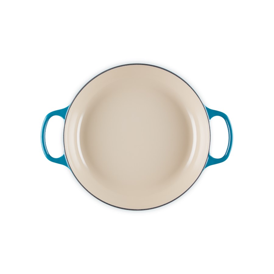 additioanl image for  Le Creuset Shallow Casserole D/Teal 30cm 