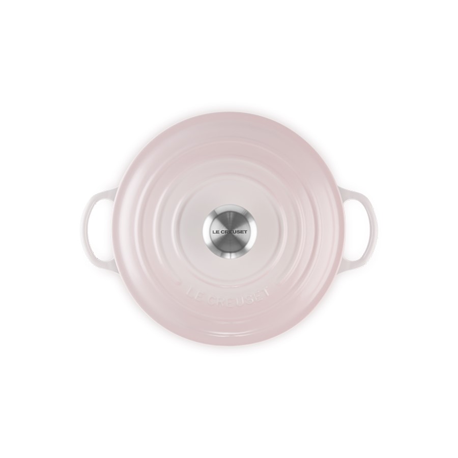 additioanl image for  Le Creuset Marmite Cass. Shell Pink 24cm 