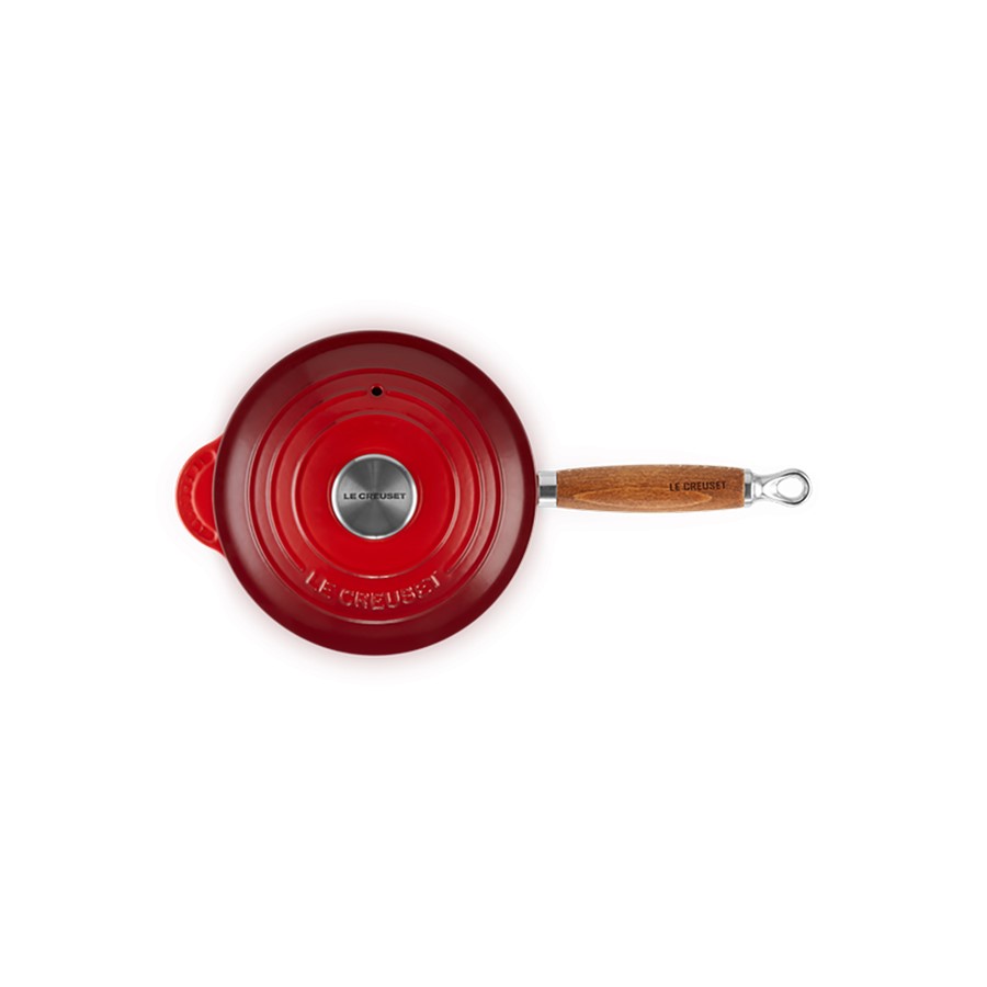 additioanl image for  Le Creuset Saucepan Wood Cerise 18 cm 