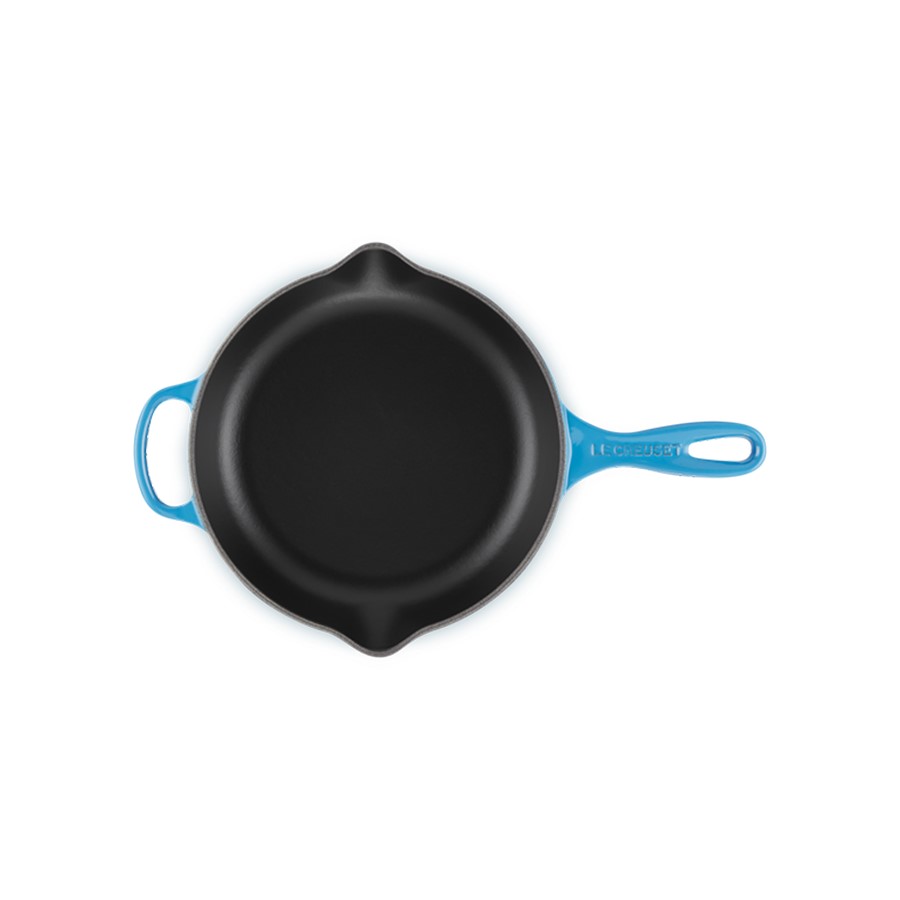 additioanl image for  Le Creuset Round Skillet Azure Blue 23cm 