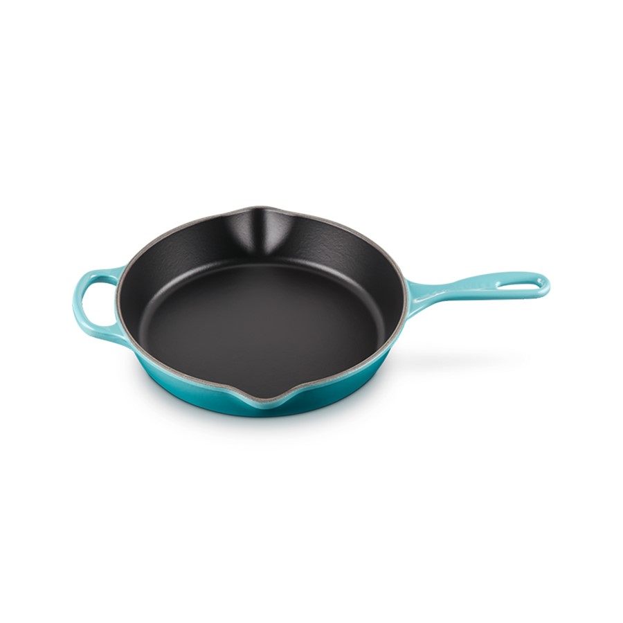 additioanl image for  Le Creuset Deep Round Skillet Teal 26 cm 