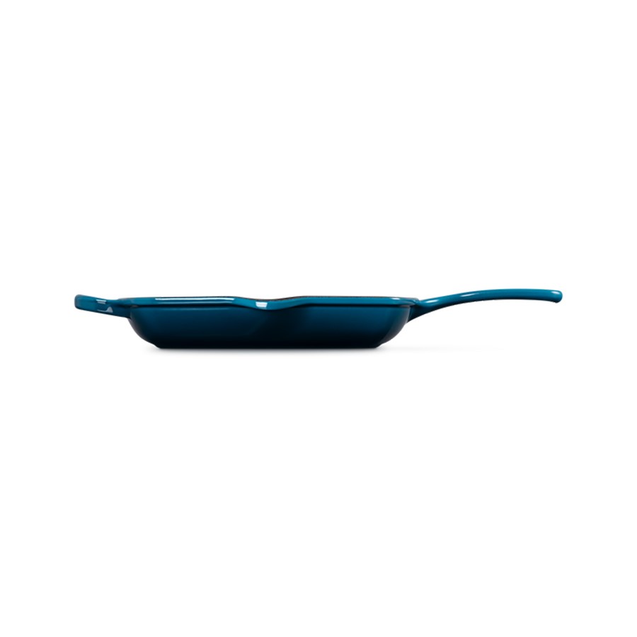 additioanl image for  Le Creuset Sq. Skillet Grill D/Teal 26cm 