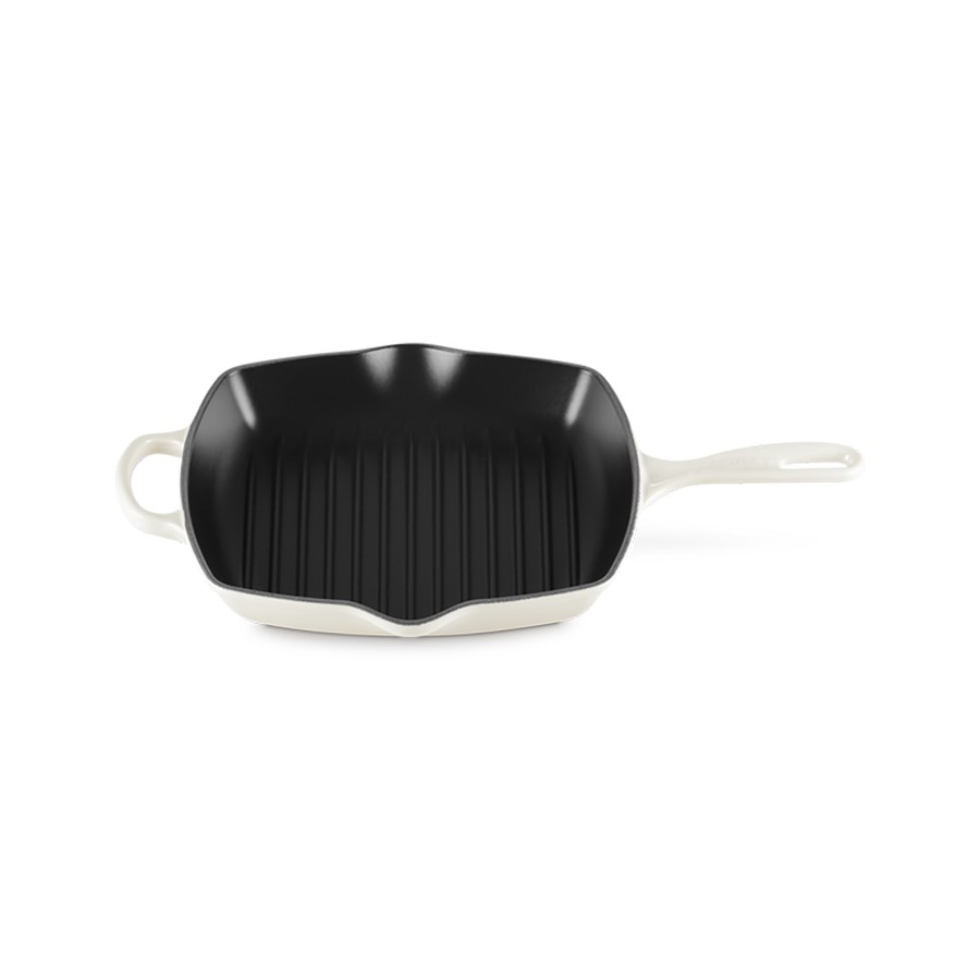 additioanl image for  Le Creuset Sq Skill. Grill Meringue 26cm 
