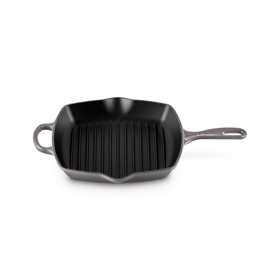 additioanl image for  Le Creuset Sq. Skillet Grill Flint 26 cm 