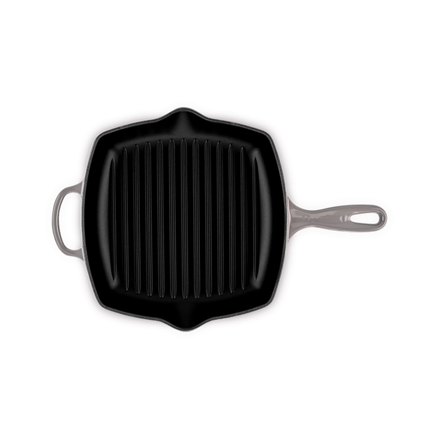 additioanl image for  Le Creuset Sq. Skillet Grill Flint 26 cm 