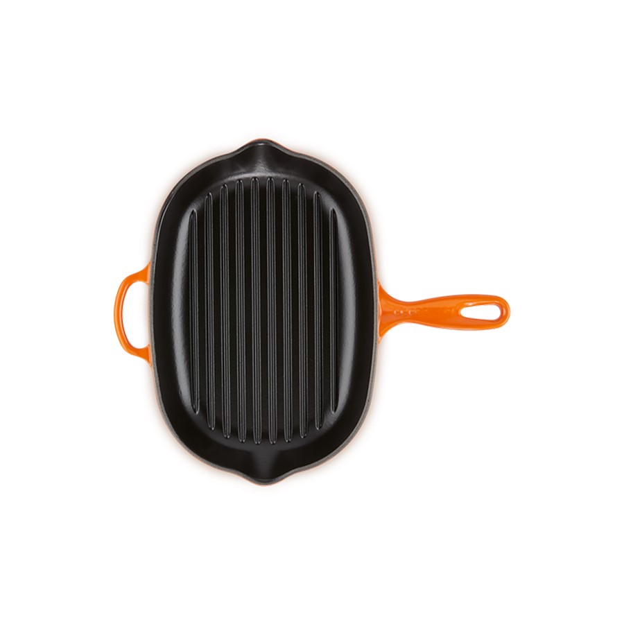 additioanl image for  Le Creuset Oblong Skill Grill Flame 32cm 